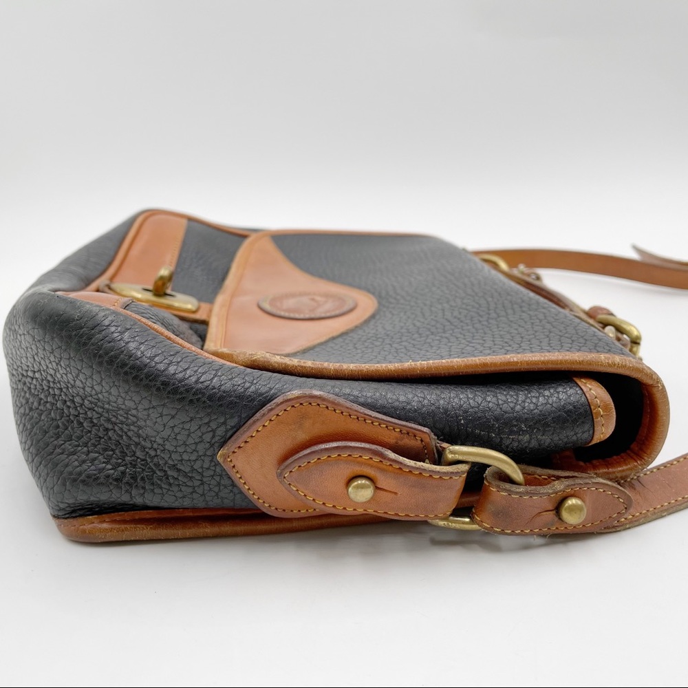 Dooney & Bourke Vintage Two Tone Leather Satchel - Picture 8 of 16